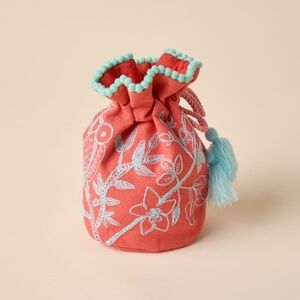 Sundance Red & Aqua Blue Jewelry Keeper